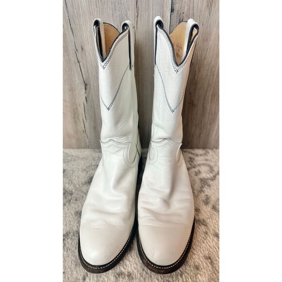Vintage Justin Roper Leather Boot Size 6.5B - Picture 3 of 10